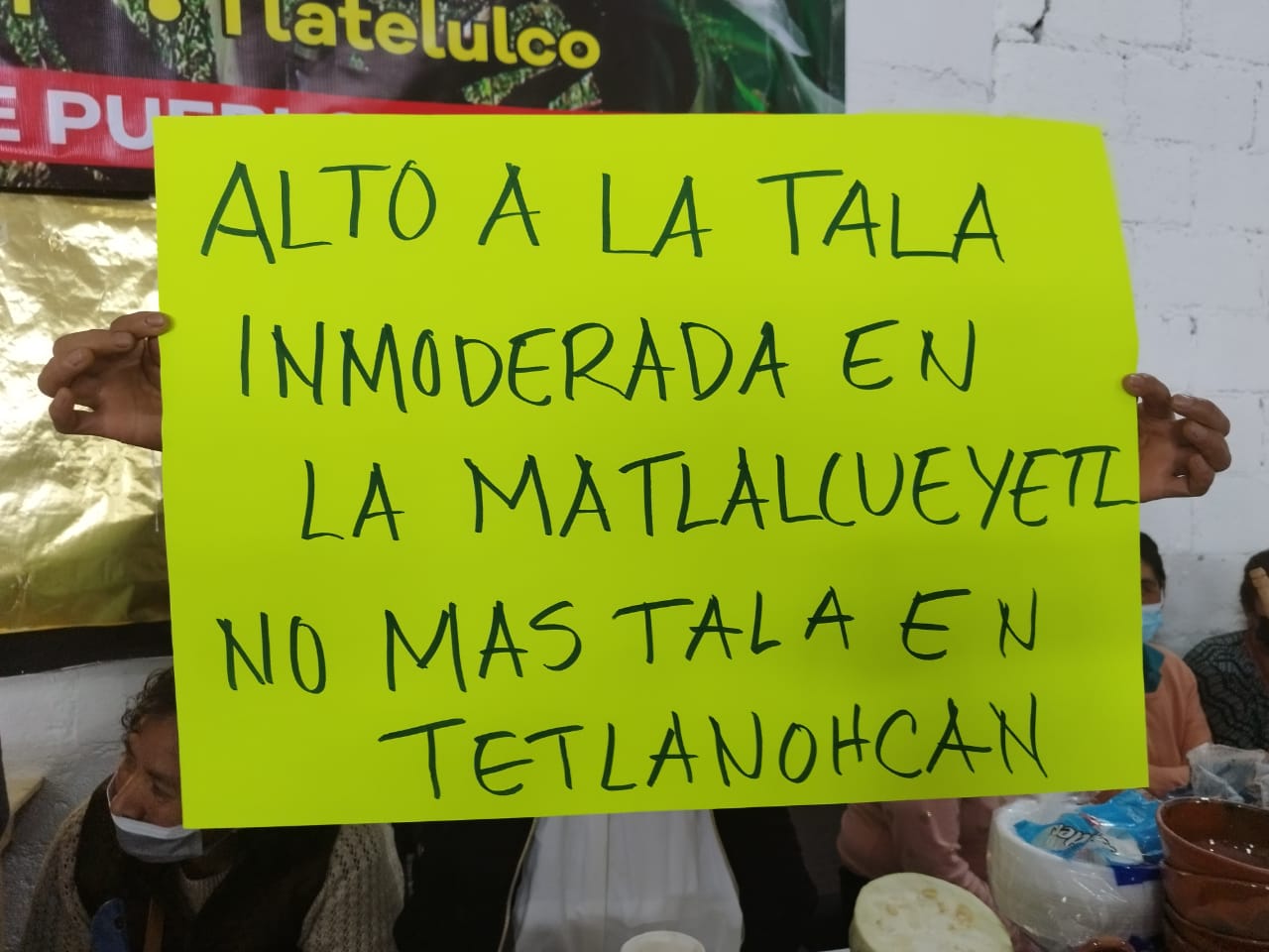 Piden pueblos indígenas atender tala clandestina en la Malintzi