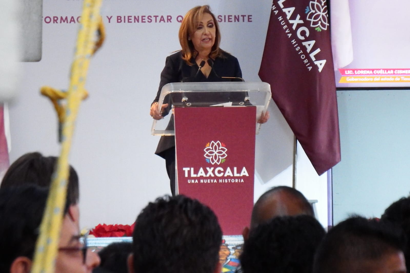 Rinde Informe Lorena Cuéllar en Zacatelco