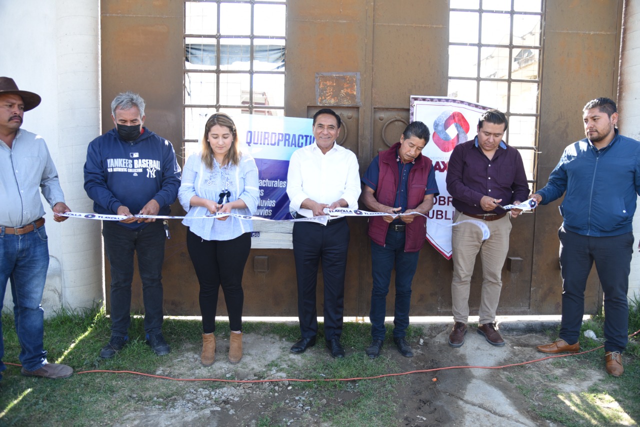 Alcalde de Tlaxcala Capital entrega obra en la comunidad de Atlahapa
