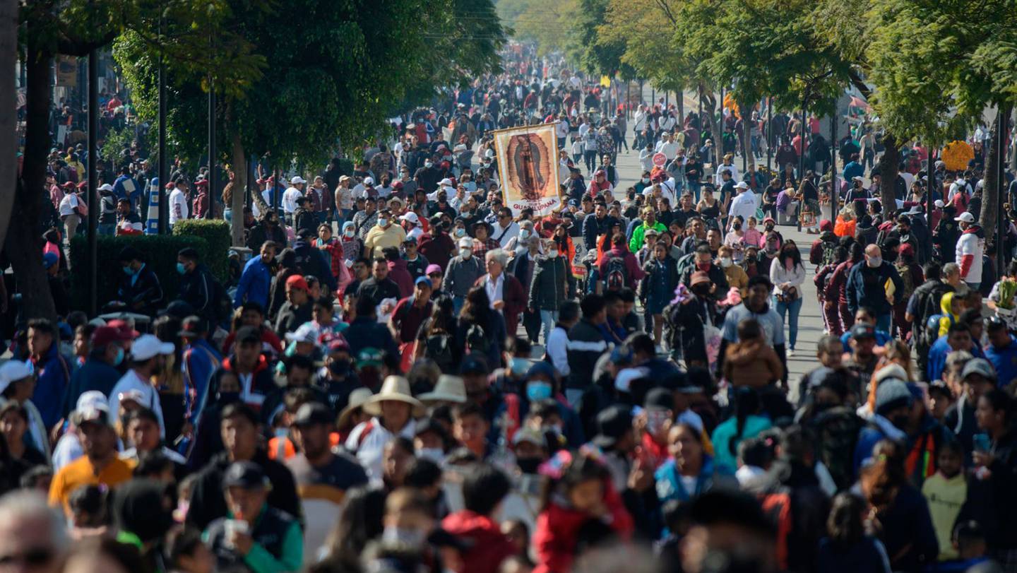 Desde kilómetros de distancia cerca de 3.1 millones de peregrinos volvieron este año a la Basílica de Guadalupe