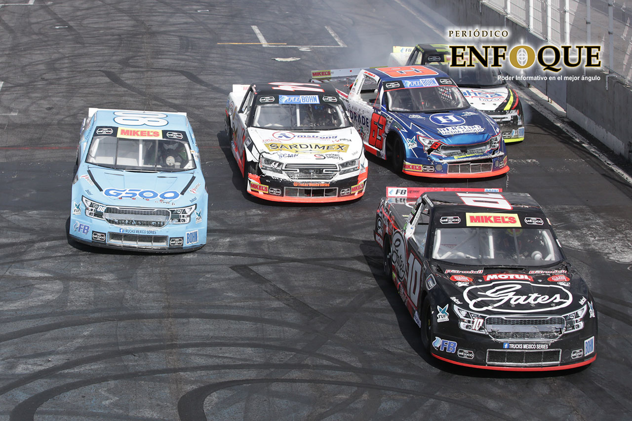 Rubén García Jr. se coronó campeón de Nascar en Puebla