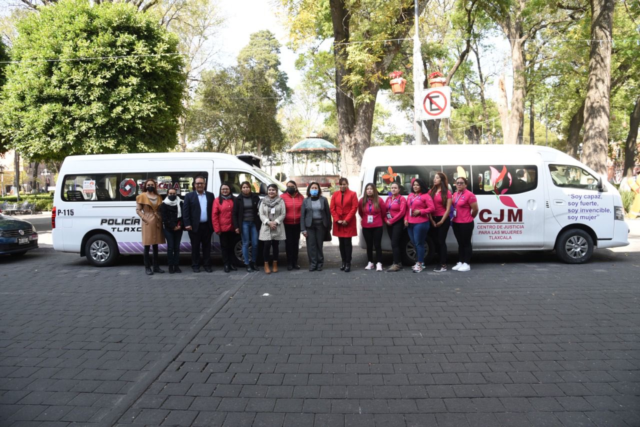 Brigadas especializadas en violencia de genero acuden al servicio de las comunidades de Tlaxcala Capital