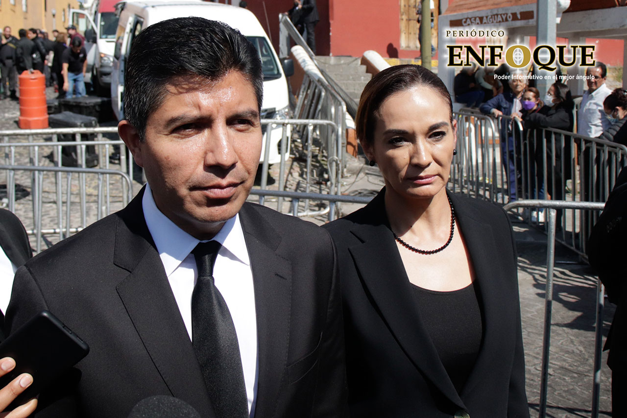 Cancela Eduardo Rivera sus eventos públicos como muestra de luto a Miguel Barbosa