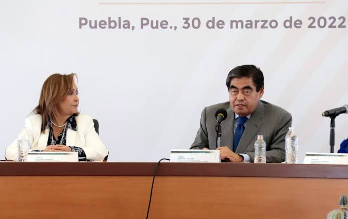 Lamenta Lorena Cuéllar muerte del gobernador de puebla, Miguel Barbosa