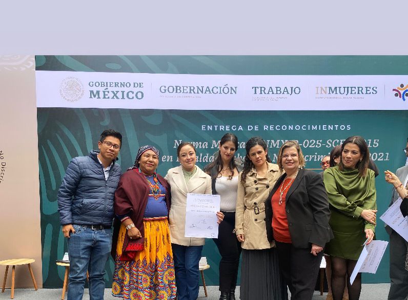 Recibe UTT reconocimiento en “igualdad laboral y no discriminación”