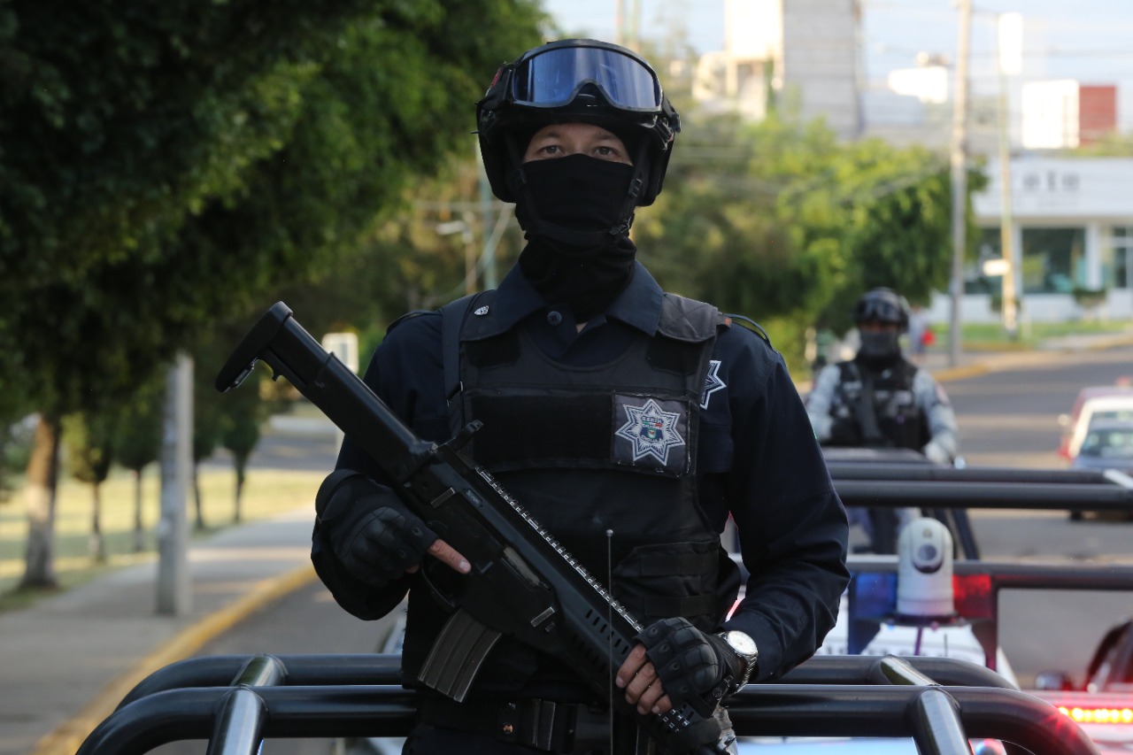 Ante pago de aguinaldos policía de San Andrés Cholula garantiza la seguridad de la ciudadanía con acompañamiento bancario