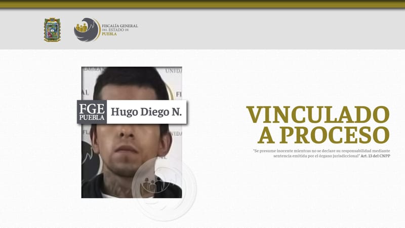 Hugo Diego N. es enviado a prisión por robo a transporte publico con arma de fuego