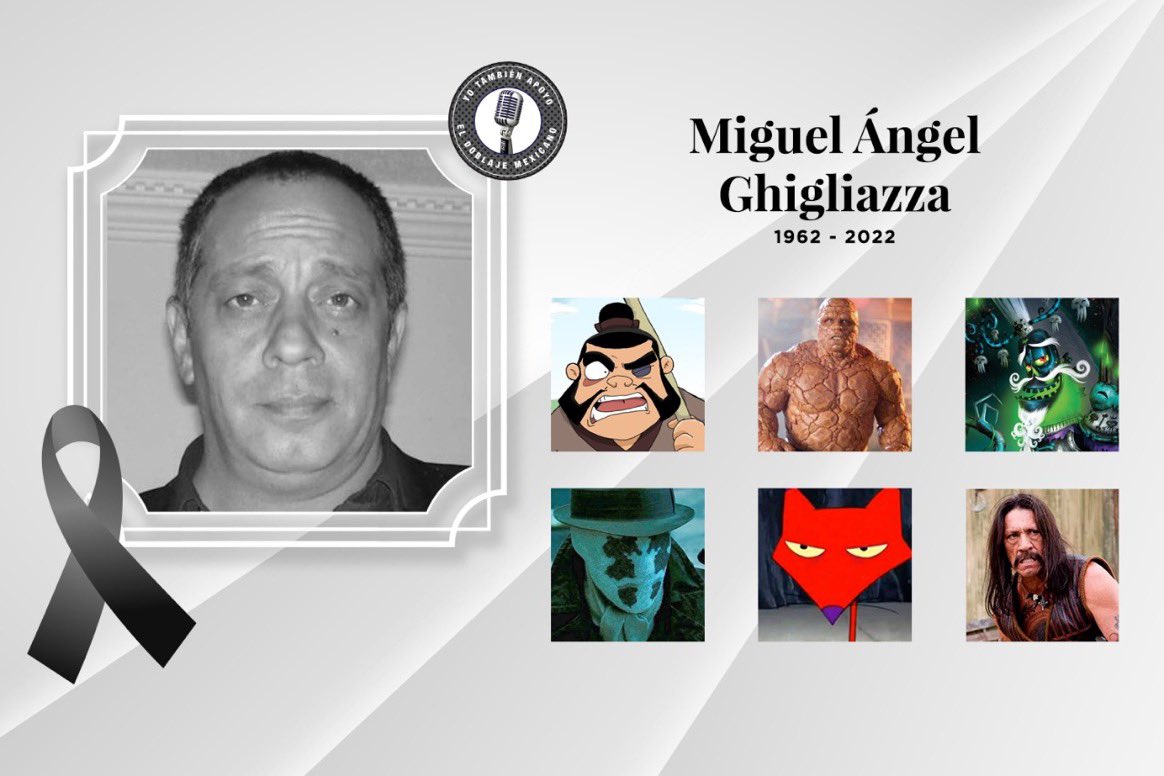 Tras meses desaparecido, reportan sin vida al actor de doblaje Miguel Ángel Ghigliazza