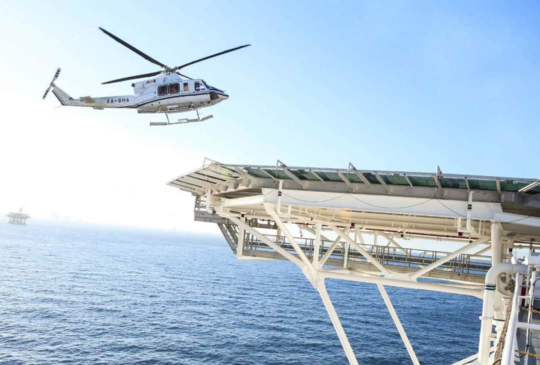 Colapsa helicóptero de contratista de Pemex en sonda de Campeche; preliminarmente 2 tripulantes desaparecidos 