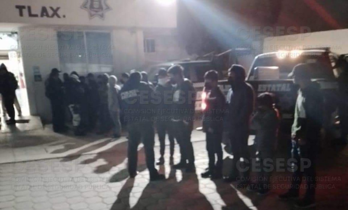 Aseguran a 26 migrantes guatemaltecos en San Miguel Contla
