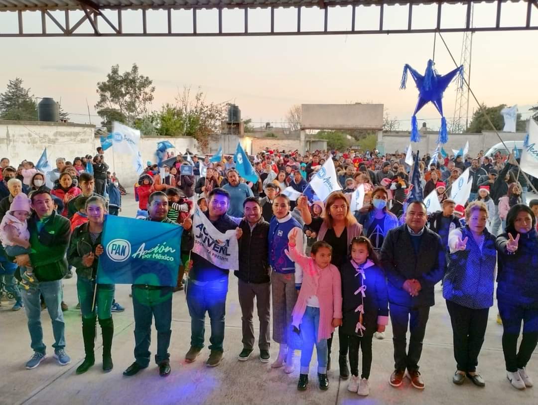 Celebra PAN Tlaxcala posada navideña
