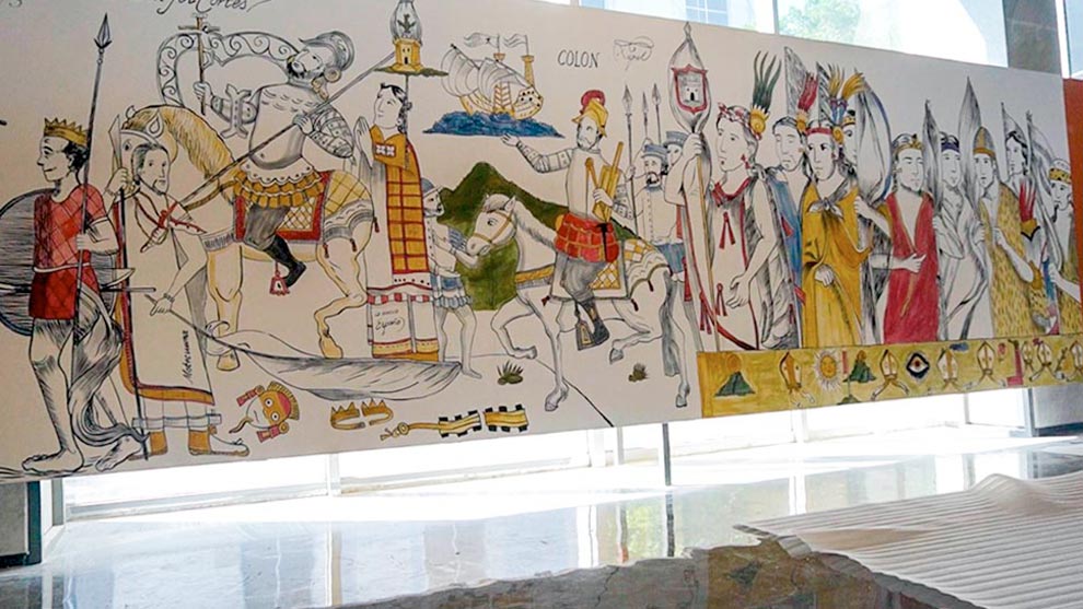 Llega exposición Lienzo de Tlaxcala en el Museo de la memoria