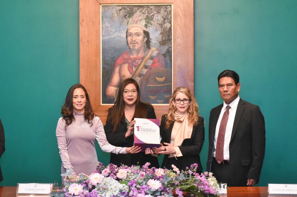 Recibe Congreso De Tlaxcala primer informe de gobierno del ejecutivo