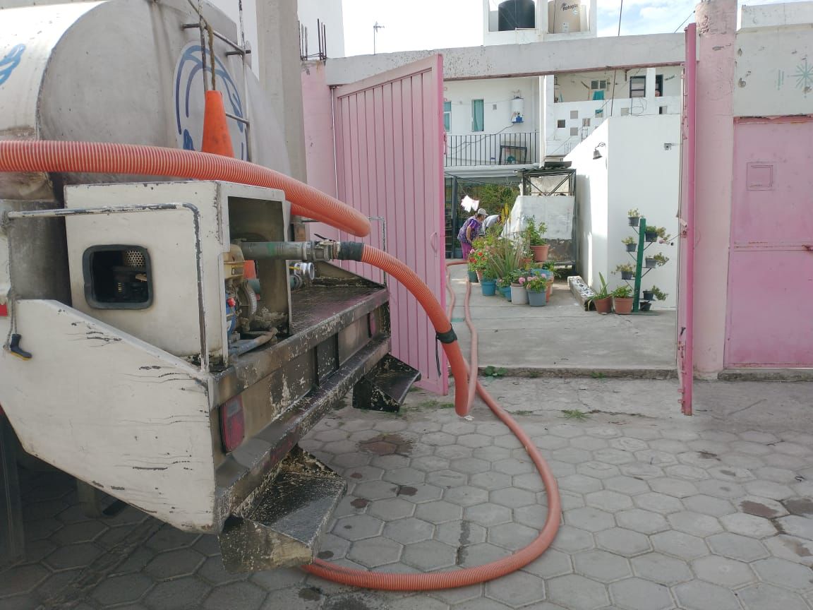 Regularizado el suministro de agua en la junta auxiliar Santiago Momoxpan