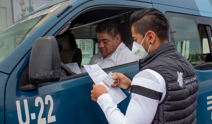 29 unidades del transporte público van a corralón por falta de documentación
