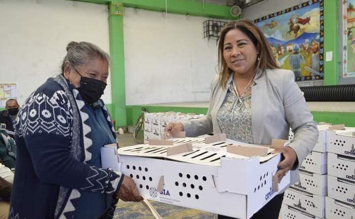  Amaxac de Guerrero entrega paquetes de especias a familias locales
