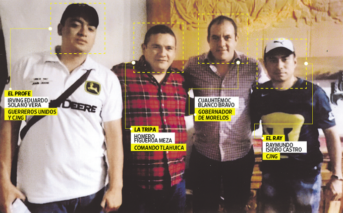 Ventilan foto de Cuauhtémoc Blanco junto a supuestos narcos