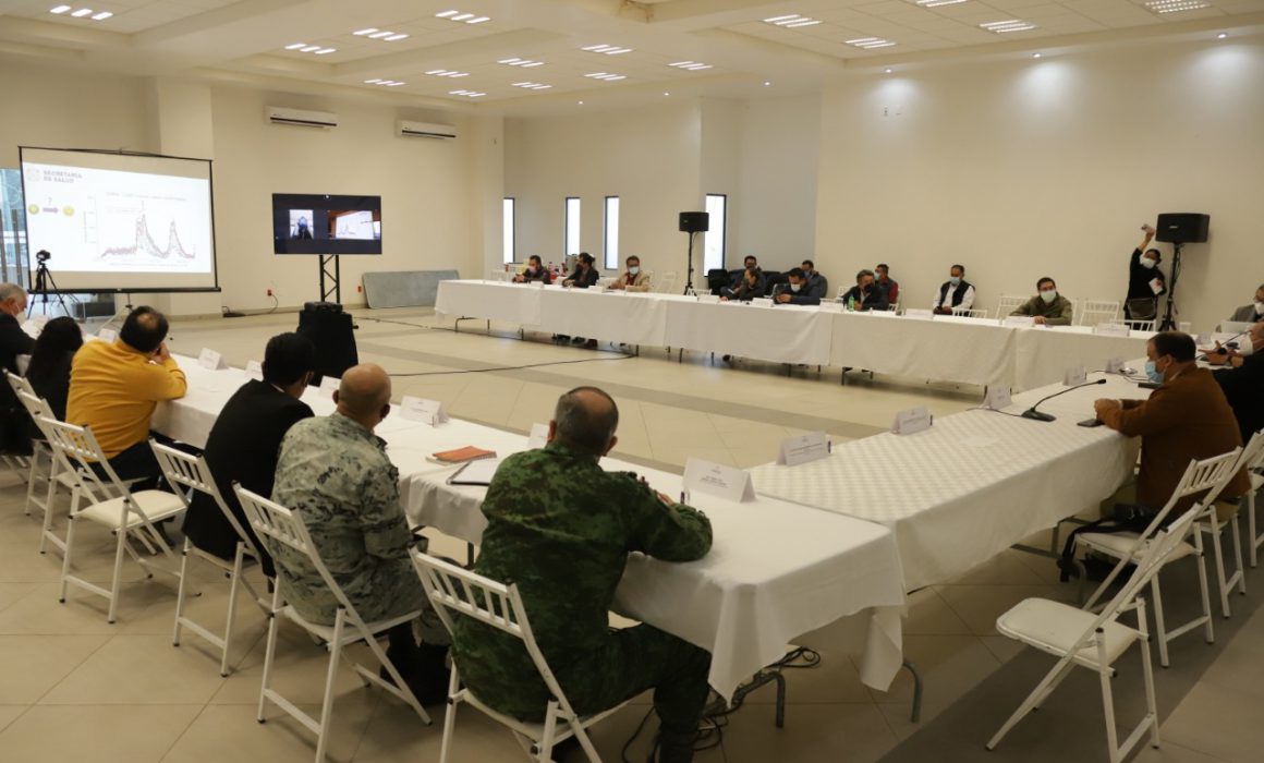 Encabezó gobernadora Lorena Cuéllar de manera virtual primera mesa Covid 2022