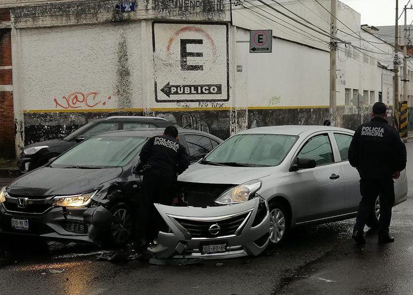 Reportan 400 accidentes viales tan solo en el mes de diciembre