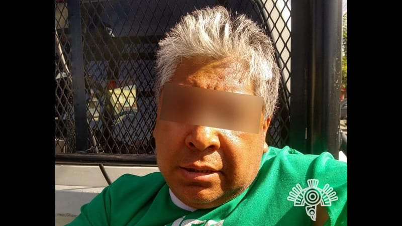 Policia detiene a José Elías C., de 60 años por transportar combustible presuntamente ilegal en Cuautlancingo