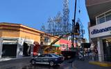 En Chiautempan retiran los adornos de la ciudad de la época navideña y de año nuevo