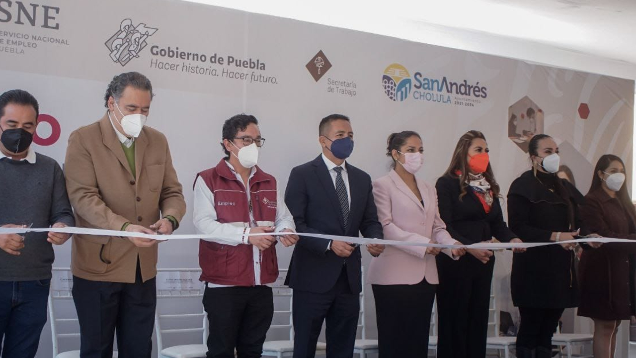 San Andrés Cholula acogió la primera Feria del Empleo de este 2022