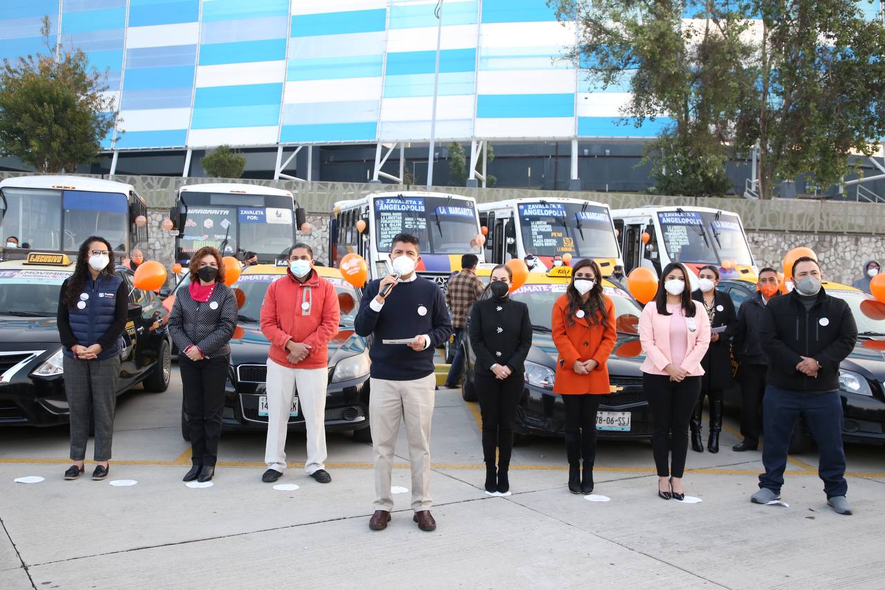 Inicia en Puebla programa "Contigo Mujer Transporte Seguro"