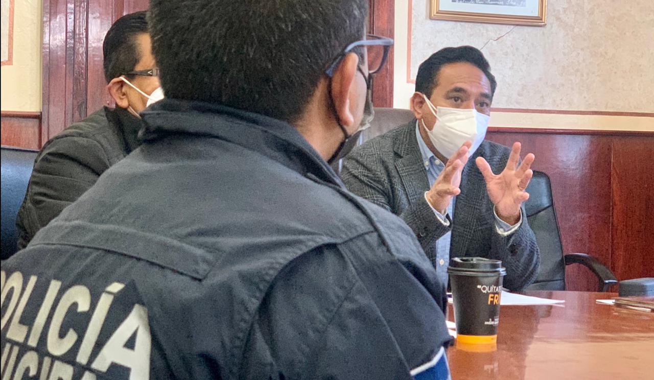 2022 será el año de la seguridad en Tlaxcala Capital: Jorge Corichi