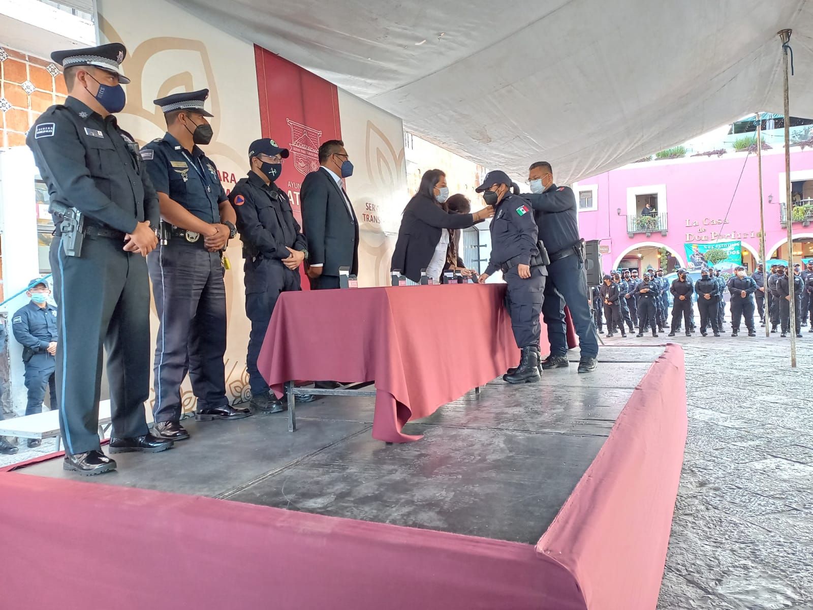 En Atlixco entregan 256 uniformes a cuerpos de seguridad en coordinación con gobierno del estado
