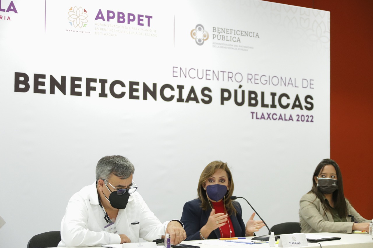 Encabezó Gobernadora Lorena Cuéllar el Encuentro Regional de Beneficencias Públicas con sede en Tlaxcala