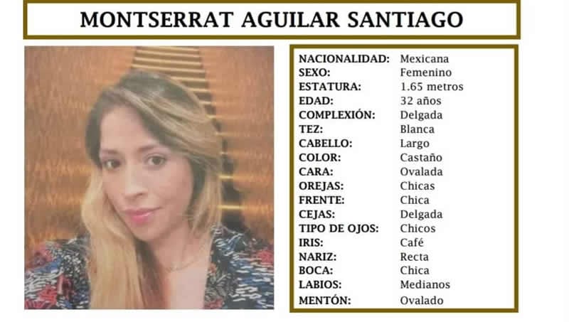 Se su apoyo para localizar a Monserrat Aguilar; fue vista pr última vez en San Andrés Cholula