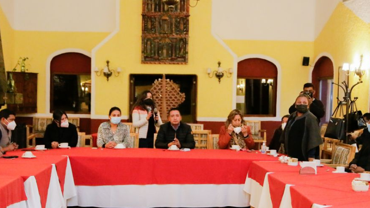 Ayuntamiento de San Andrés Cholula realizó una junta de trabajo con las Autoridades Auxiliares Electas 