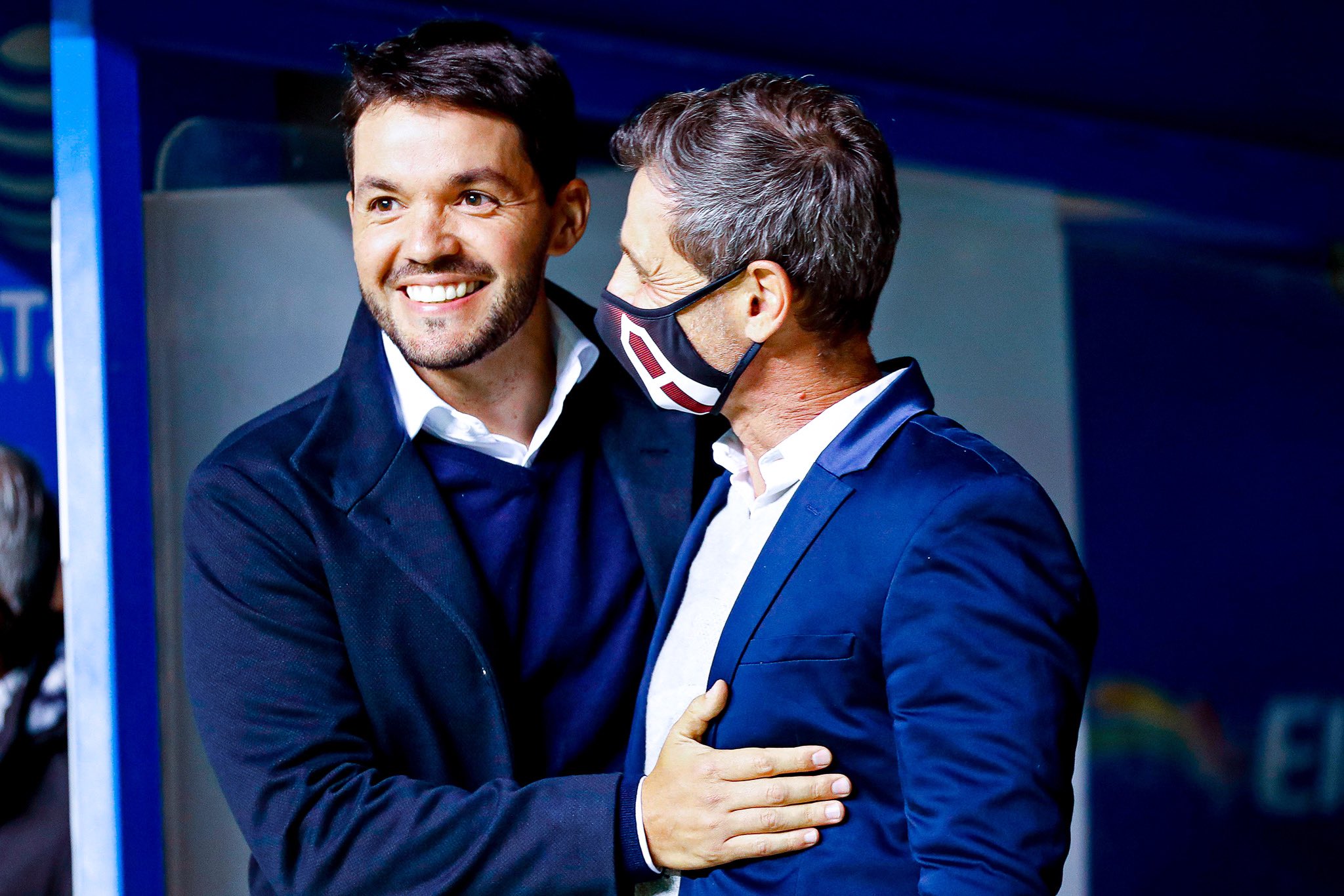 Nicolás Larcamón, orgulloso de su Puebla 