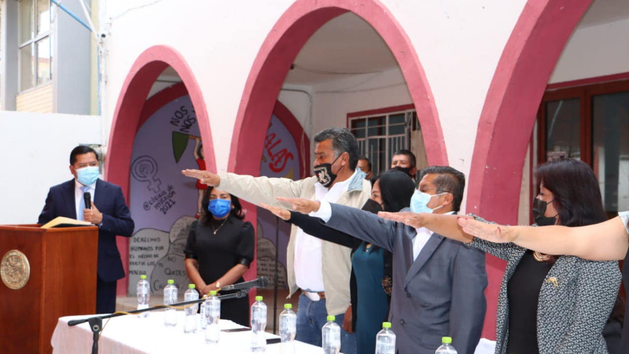 Autoridades Auxiliares electas de Cuautlancingo rindieron protesta 