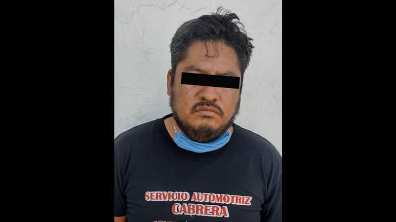 Tras persecución, detienen a Manuel N. por robo de vehículo en la zona de Parque Industrial Puebla 2000