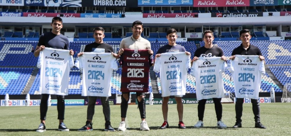 Puebla anunció renovación de jugadores juveniles