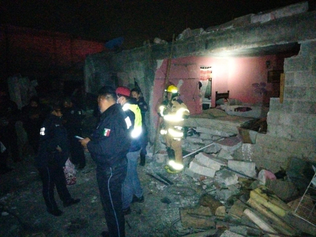 Se registra explosión en domicilio de Chiautempan 