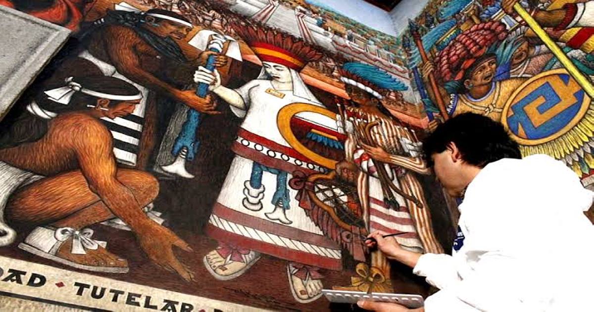 Murales del Maestro Desiderio Hernández Xochitiotzin serán restaurados
