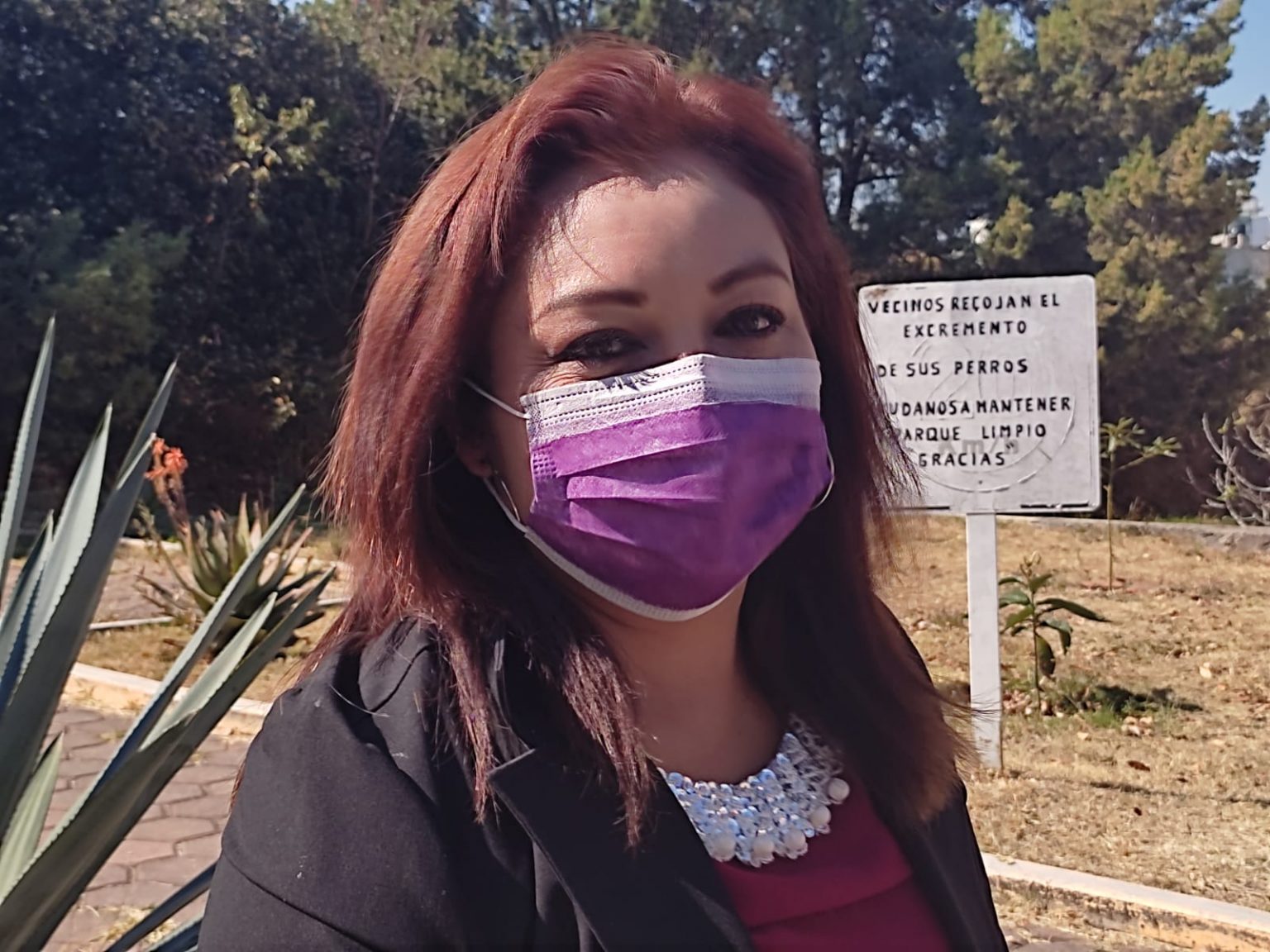 Ivonne Torres busca ser delegada en la colonia del Sabinal en Tlaxcala