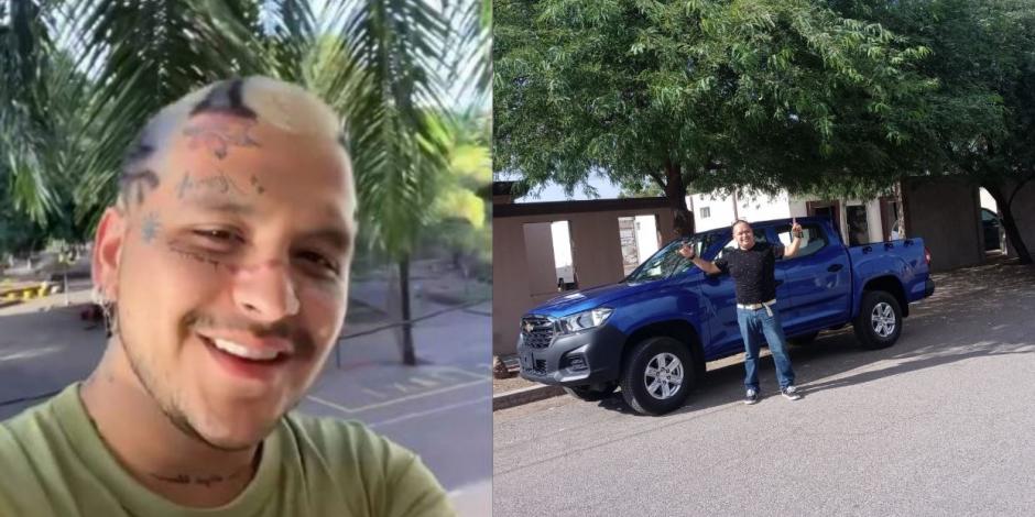 Christian Nodal le regala camioneta a su profesor: “Maestro, cuando sea famoso le voy a regalar un carro”