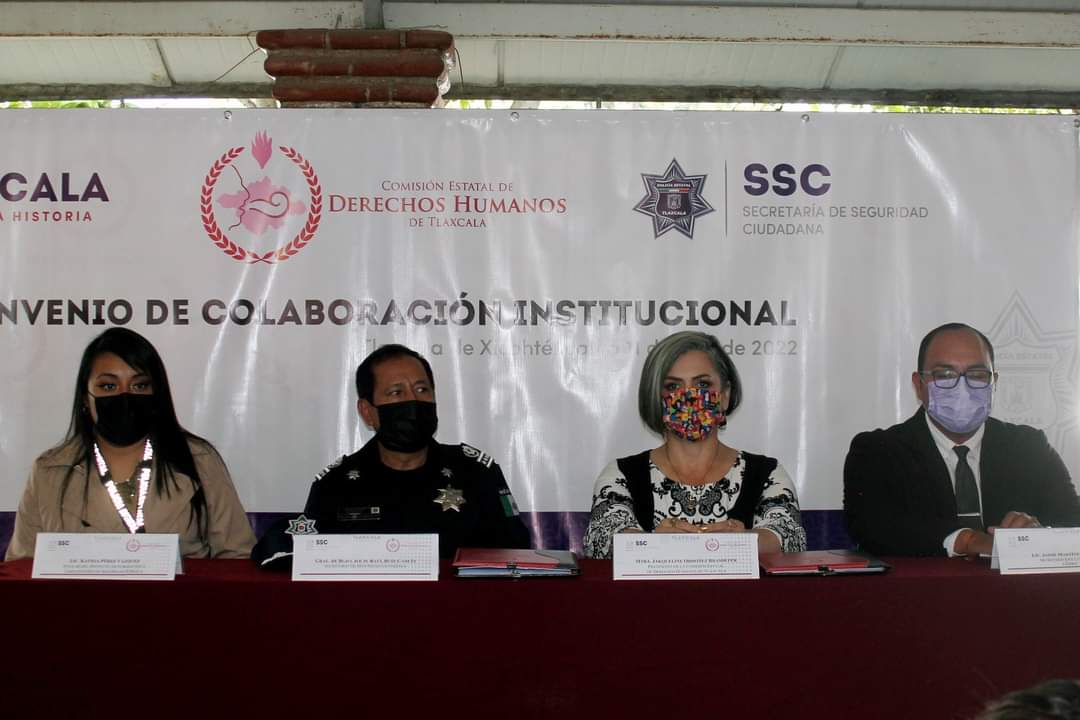 Signan convenio de colaboración CEDH y SSC 