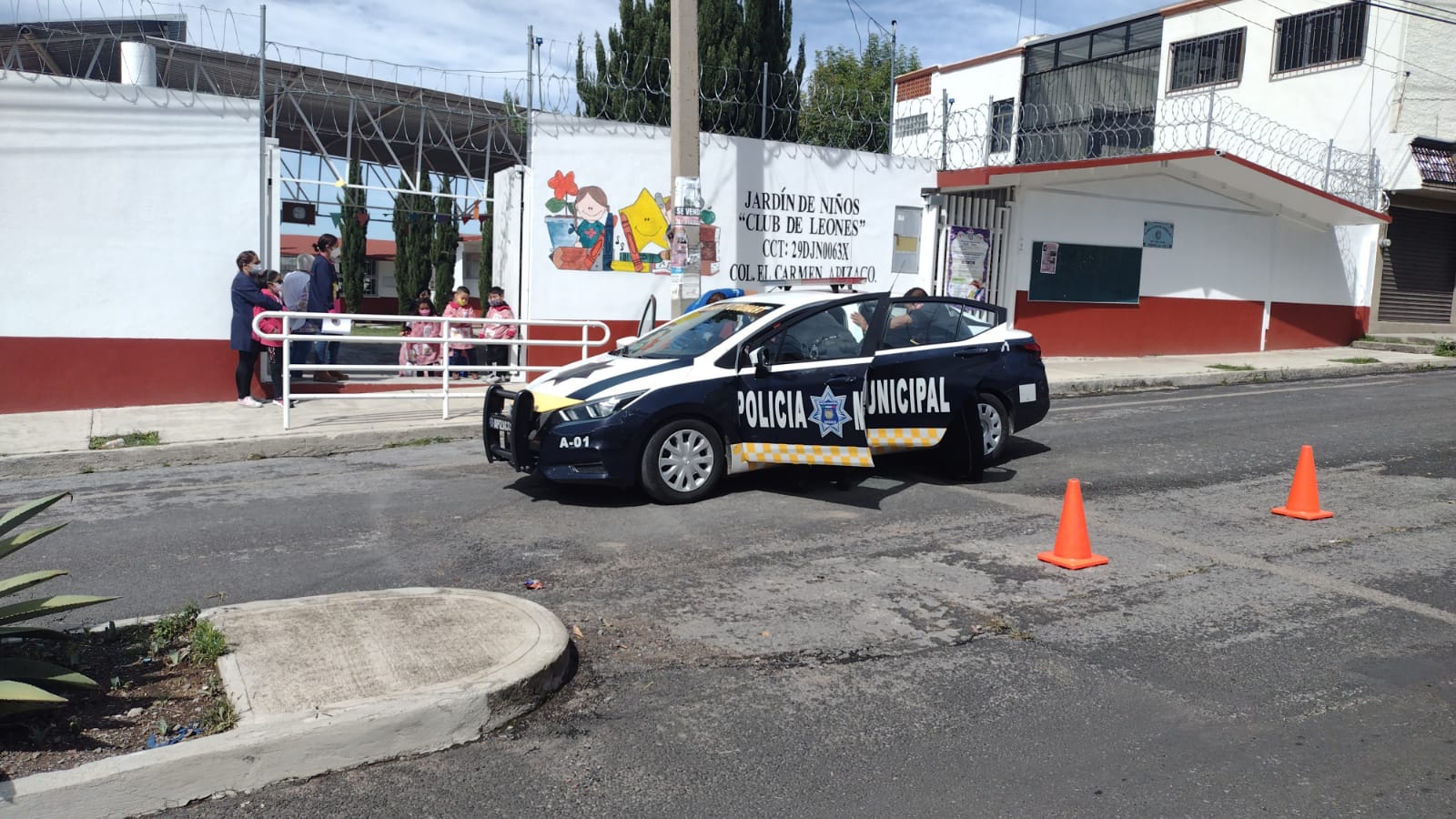 Policía de Apizaco más cerca de las escuelas; imparten pláticas en preescolar