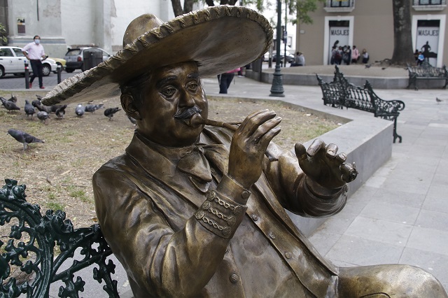 Ayuntamiento de Puebla no repondrá piezas de estatuas vandalizadas