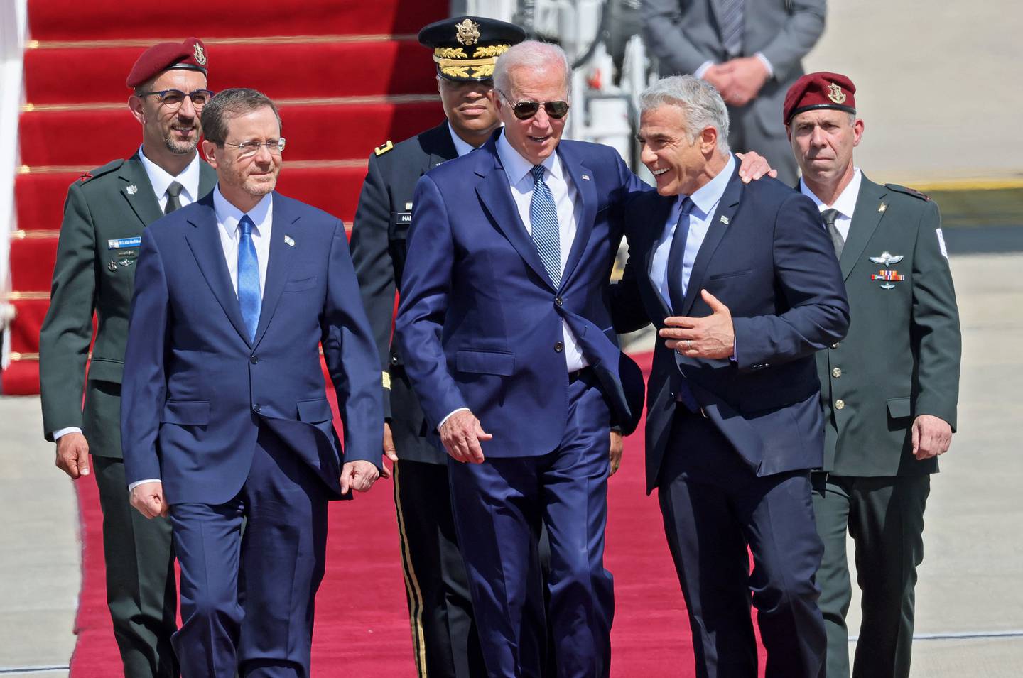 Llega Joe Biden a Israel para iniciar su primera gira por Medio Oriente como presidente de EEUU