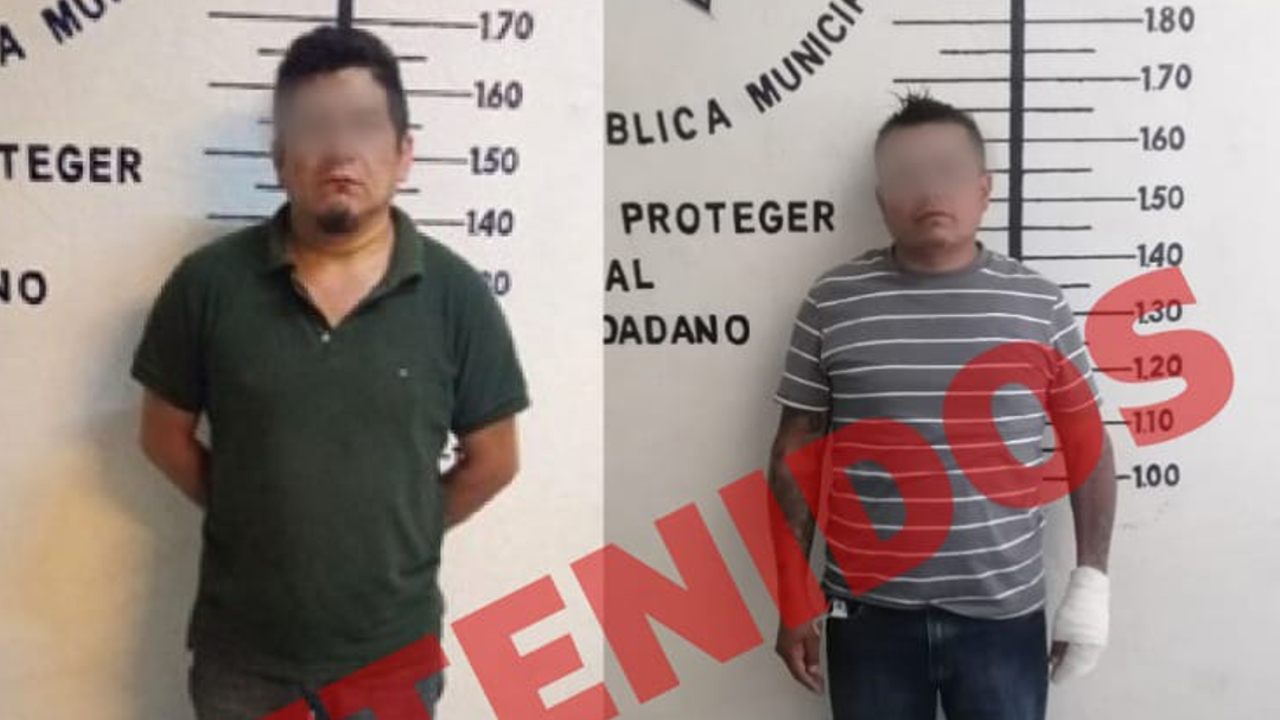 Policía de San Pedro Cholula recuperó dos vehículos con reporte de robo y detuvo a los conductores