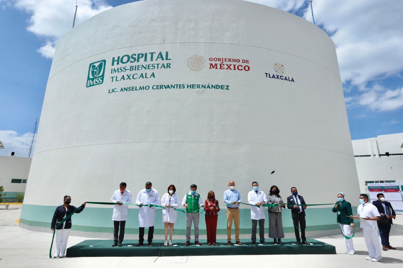 Autoridades estatales y federales inauguraron el Hospital General de Tlaxcala “Lic. Anselmo Cervantes Hernández”