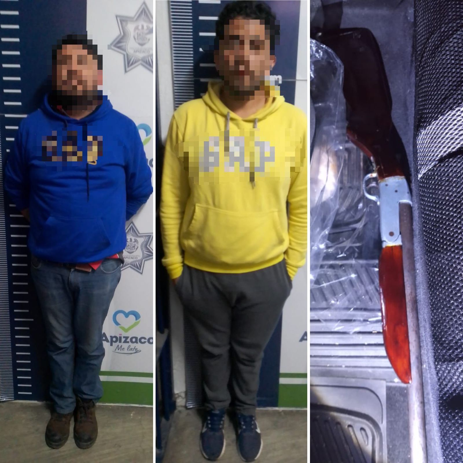 Detienen a responsables por detonaciones de arma de fuego, en Apizaco