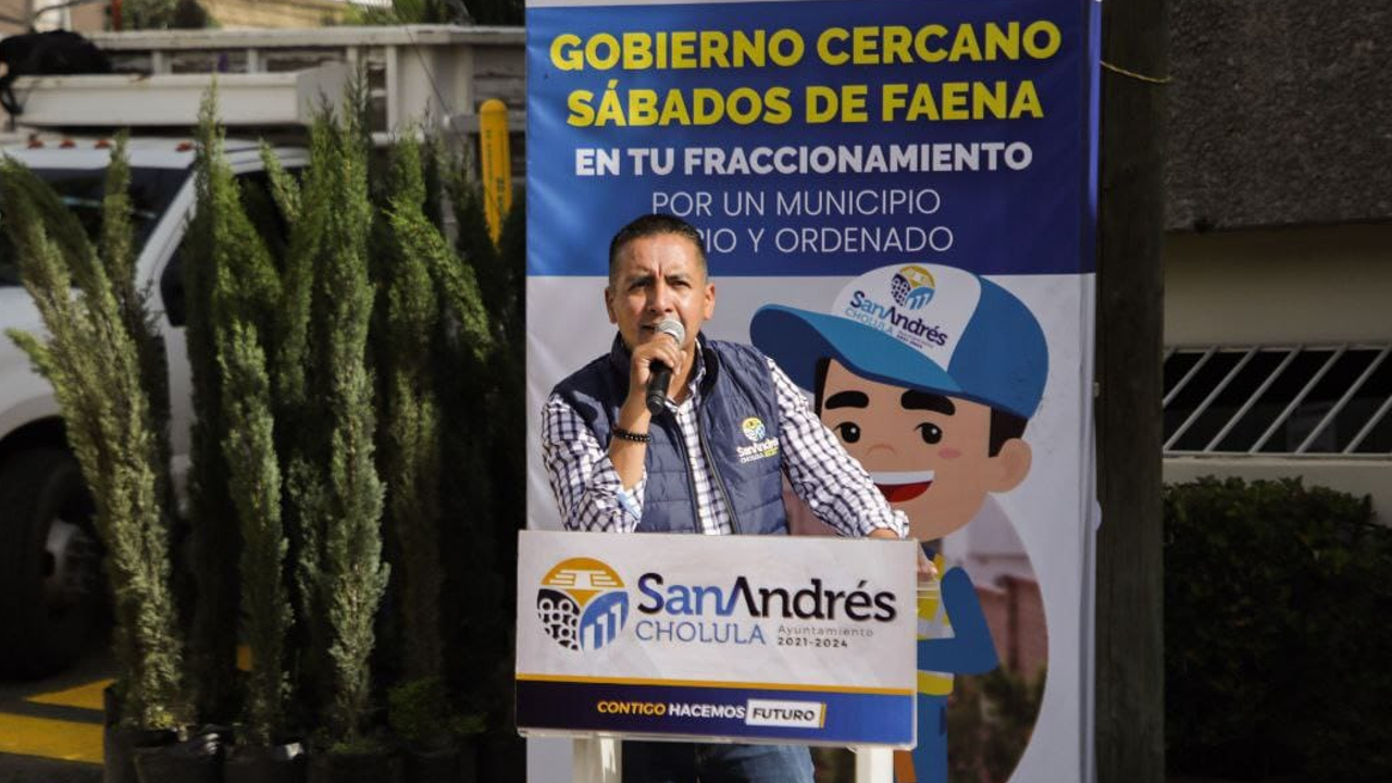 Ayuntamiento de San Andrés Cholula buscará colaborar en mejorar la imagen de los fraccionamientos del municipio