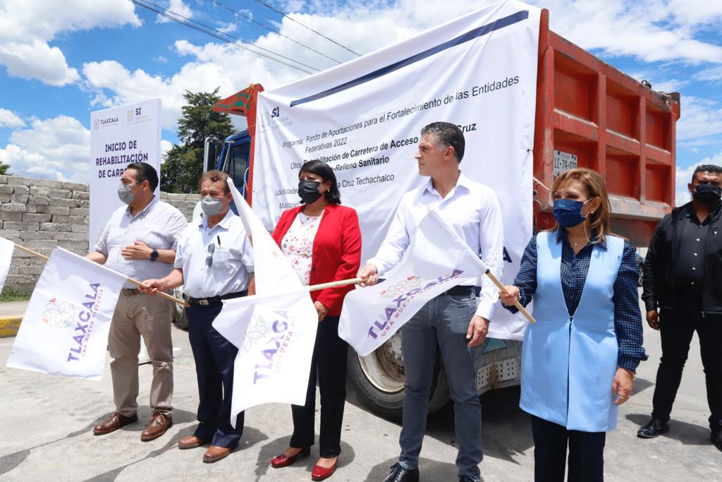 Con más de 23 MDP, gobierno del estado rehabilitará carreteras de Tetlatlahuca y Panotla