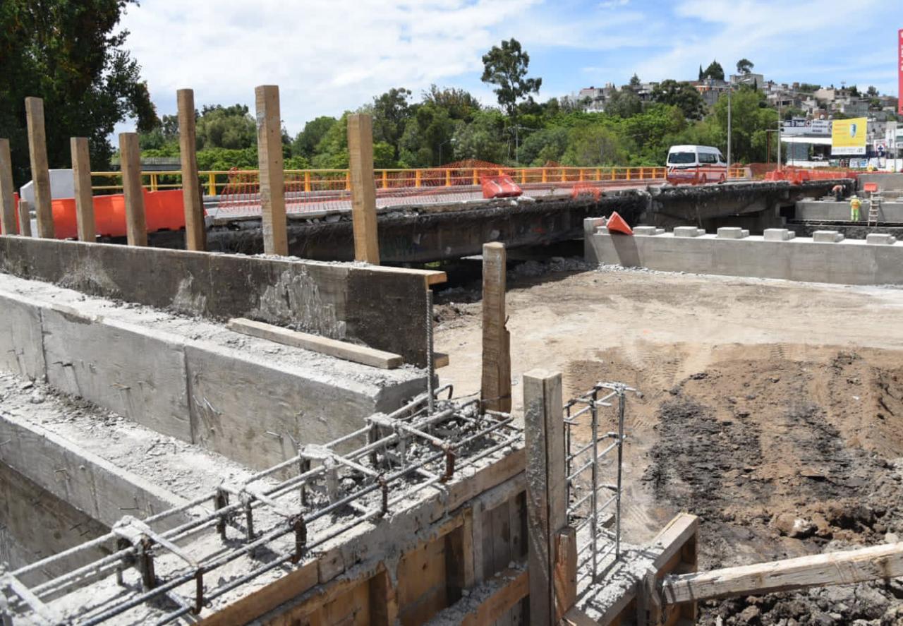 Tlaxcala Capital mantendrá operativo en zona de reconstrucción en el puente Trébol-Zahuapan